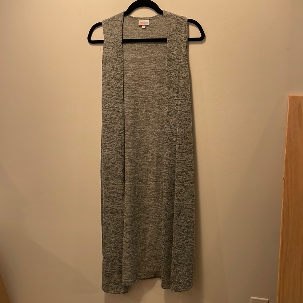 Grey LuLaRoe joy vest